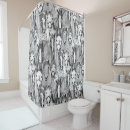 Search for equestrian shower curtains Black and white