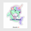 Search for love note stickers I love music