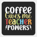 Search for for coffee lovers stickers Teacher