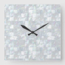 Search for mother of pearl clocks Nacre
