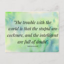 Search for intelligence postcards Inspirational