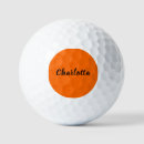 Search for orange golf balls Typography