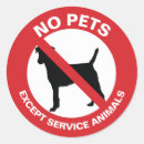 Search for no pets stickers Business
