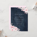Search for navy and pink wedding invitations Watercolor