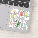 Search for bugs and kisses stickers For kids