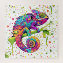 Search for chameleons puzzles Animals