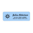 Search for boat wheel return address labels Ship