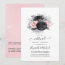 Search for black rose wedding invitations Chic
