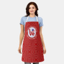 Search for flag of united states aprons Heart