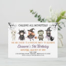 Search for halloween costume birthday invitations Calling all monsters