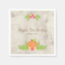 Search for pink pumpkin napkins Rustic