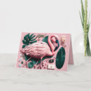 Search for flamingo cards Palm leaves