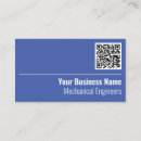 Search for mechanical engineering business cards Qr code