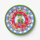 Search for elf christmas plates Red