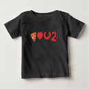 Search for pizza baby shirts Pepperoni