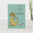 Search for funny cartoon birthday cards Cat lover