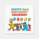 Search for sesame street birthday napkins Colourful kids party