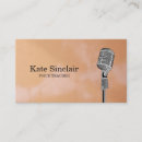 Search for voice teacher business cards Singer