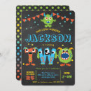 Search for monster party invitations Chalkboard