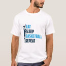 Search for eat sleep basketball tshirts Repeat
