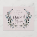 Search for matron of honour invitations Rustic