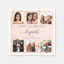 Search for friends napkins Pink