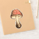 Search for mushroom illustration stickers Fungus