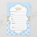 Search for blue and gold prince birthday invitations Glitter