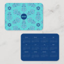 Search for calendar business cards Blue