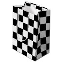 Search for black and white checkered gift bags Retro