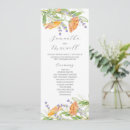 Search for wildflower wedding programs Botanical
