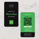 Search for whatsapp business cards Minimalist