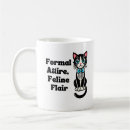 Search for feline mugs Black and white