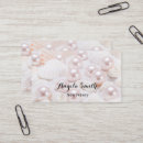Search for pearl business cards Makeup artist
