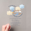 Search for airplane baby boy shower invitations Vintage