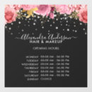 Search for hair salon window decals Black