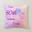 Search for 80th birthday cushions Floral