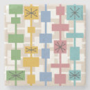 Search for mid century modern coasters Colourful