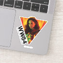 Search for womans red party stickers Dc comics