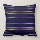 Search for navy gold blue stripes cushions Modern