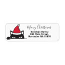 Search for funny cat return address labels Xmas