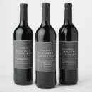 Search for in memory of wine labels Memorial