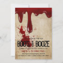 Search for bloody invitations Boos and booze