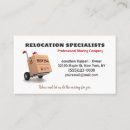 Search for moving company business cards Packing