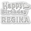 Search for regina stickers Birthday