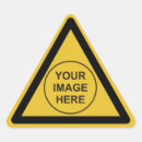 Search for triangle sign stickers Hazard