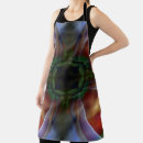Search for red orange yellow green aprons Blue