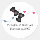 Search for dark pink wedding stickers Hearts