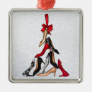 Search for high heel shoe christmas tree decorations Festive