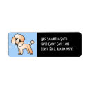 Search for miniature poodle return address labels Standard